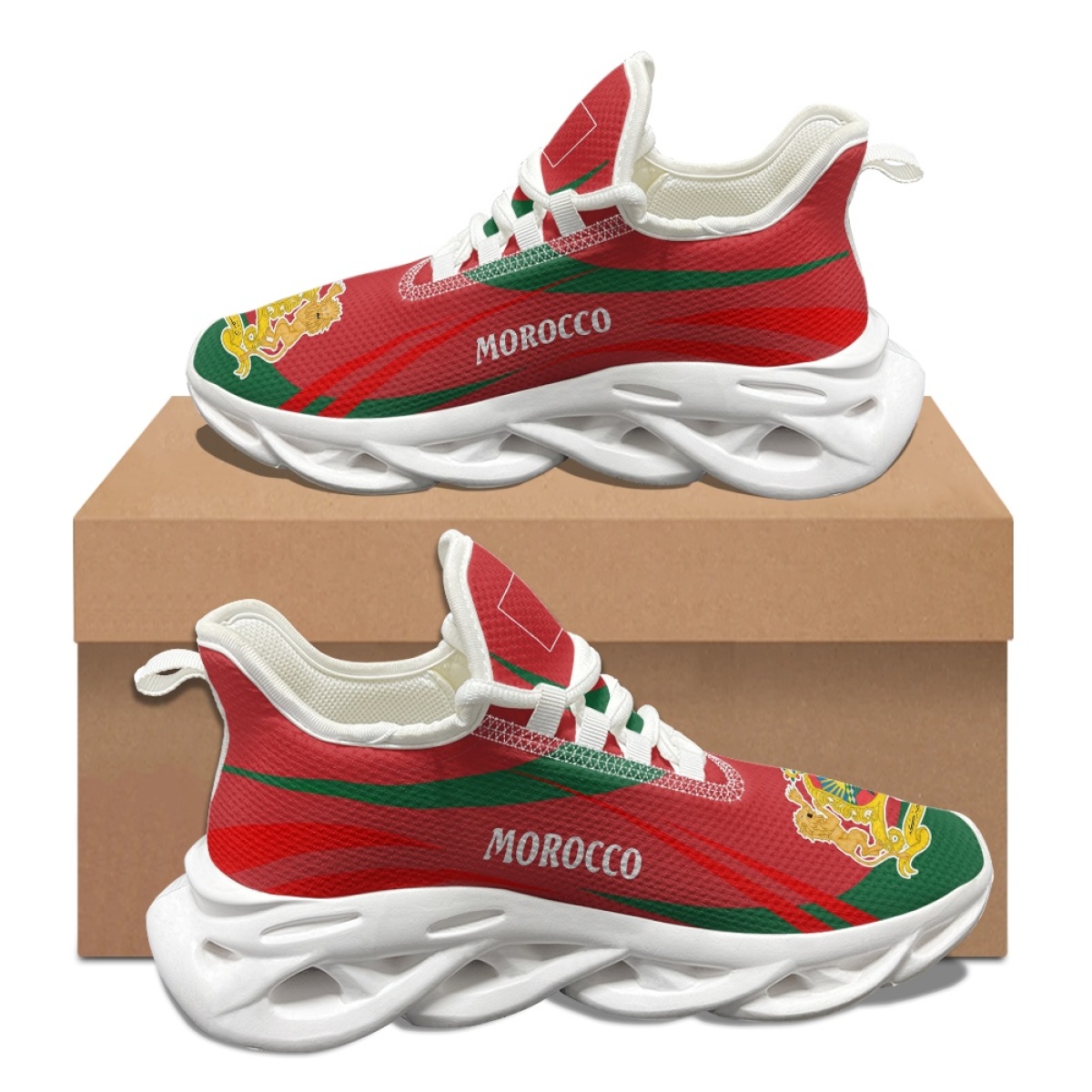 Mens Fashion Style Images - Chaussures de jogging à motif de