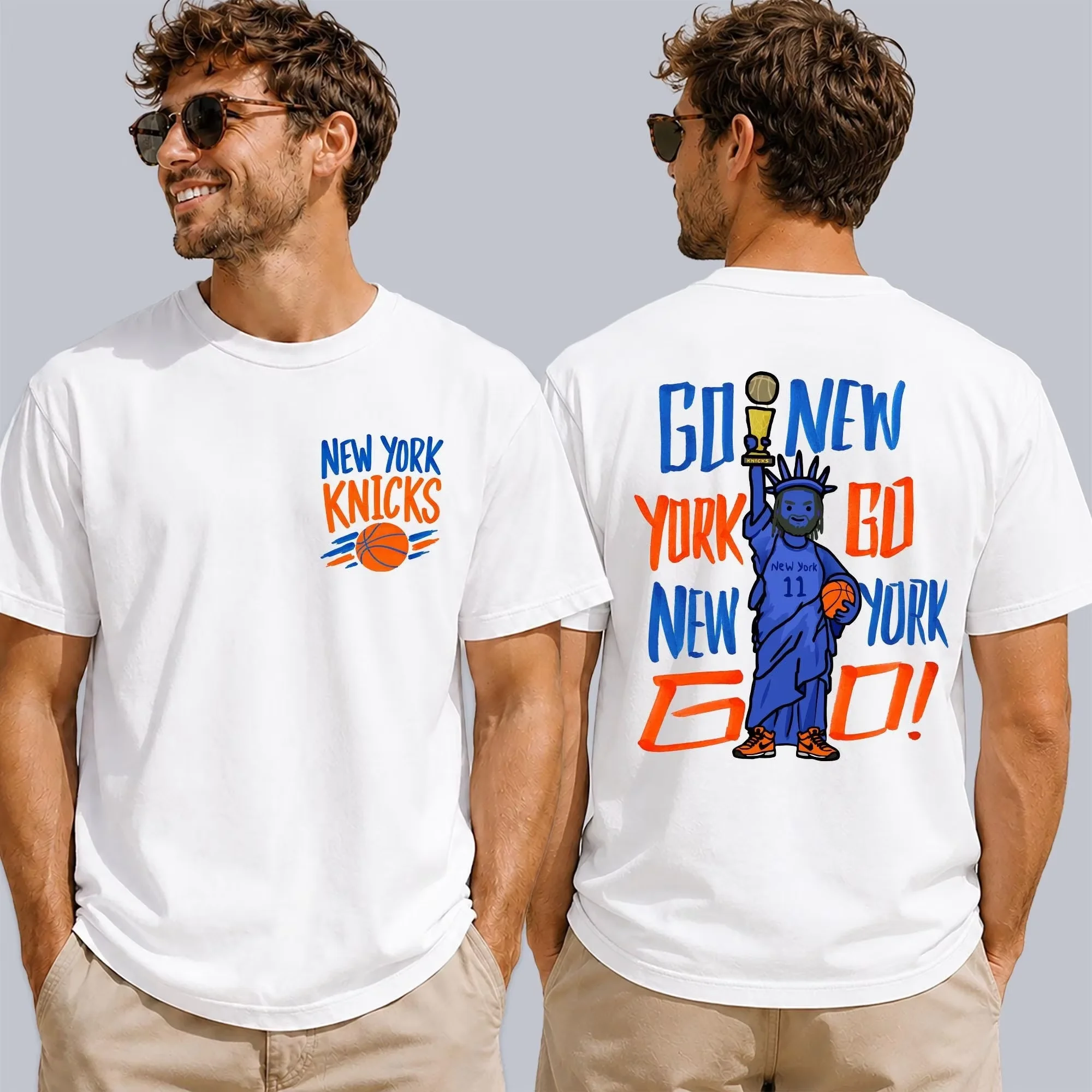 York Men'S Fashion - T-shirt graphique Jalen Brunson New York
