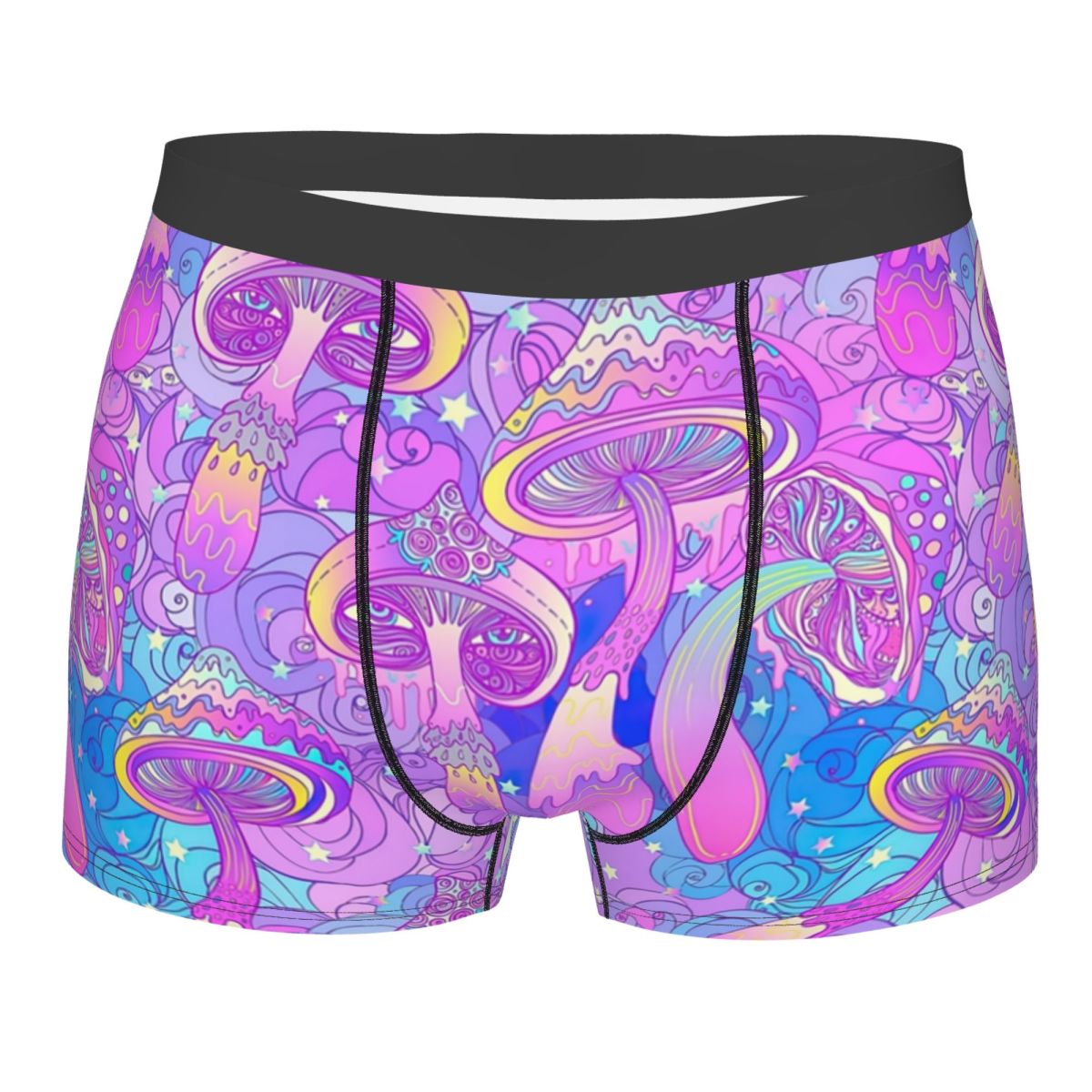 Men'S Fashion Underwear - Sous-vêtements imprimés champignons magiques psychédéliques pour
