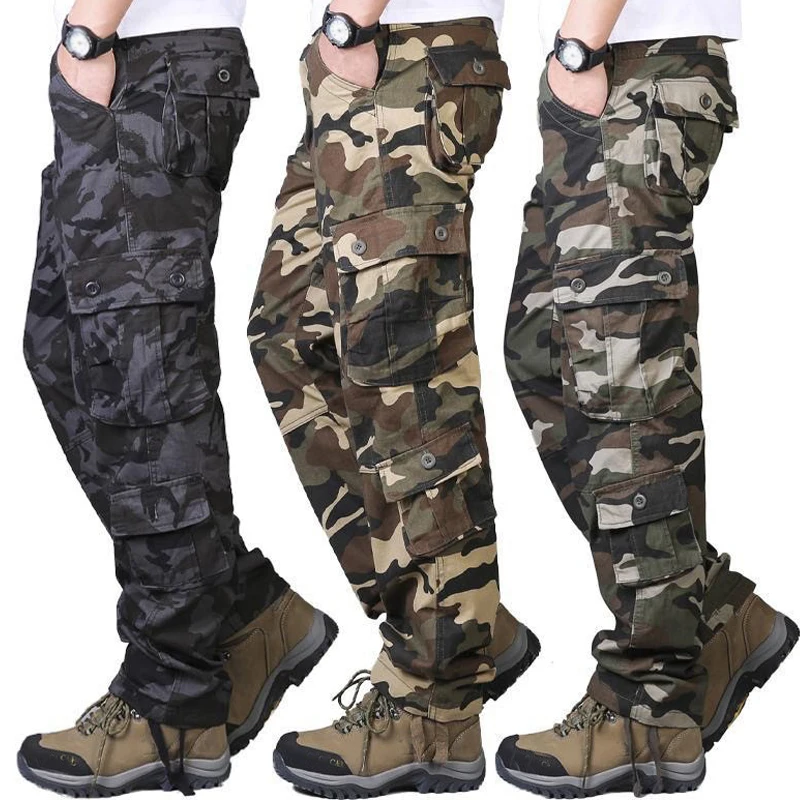 Mens Fashion Camo Pants - Pantalon militaire de Camouflage pour hommes,
