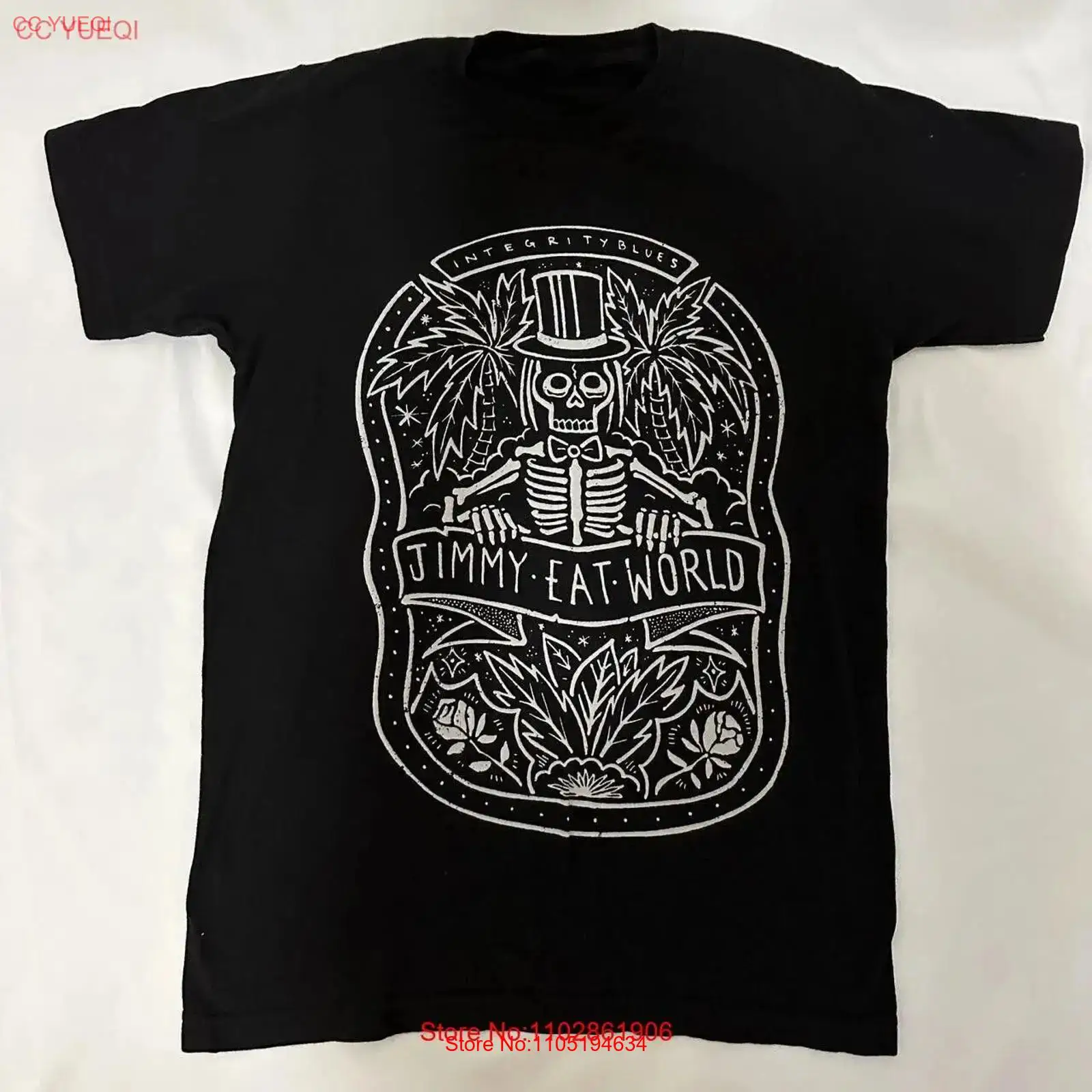 Mens Fashion World - Jimmy Eat World Band Couleur noire