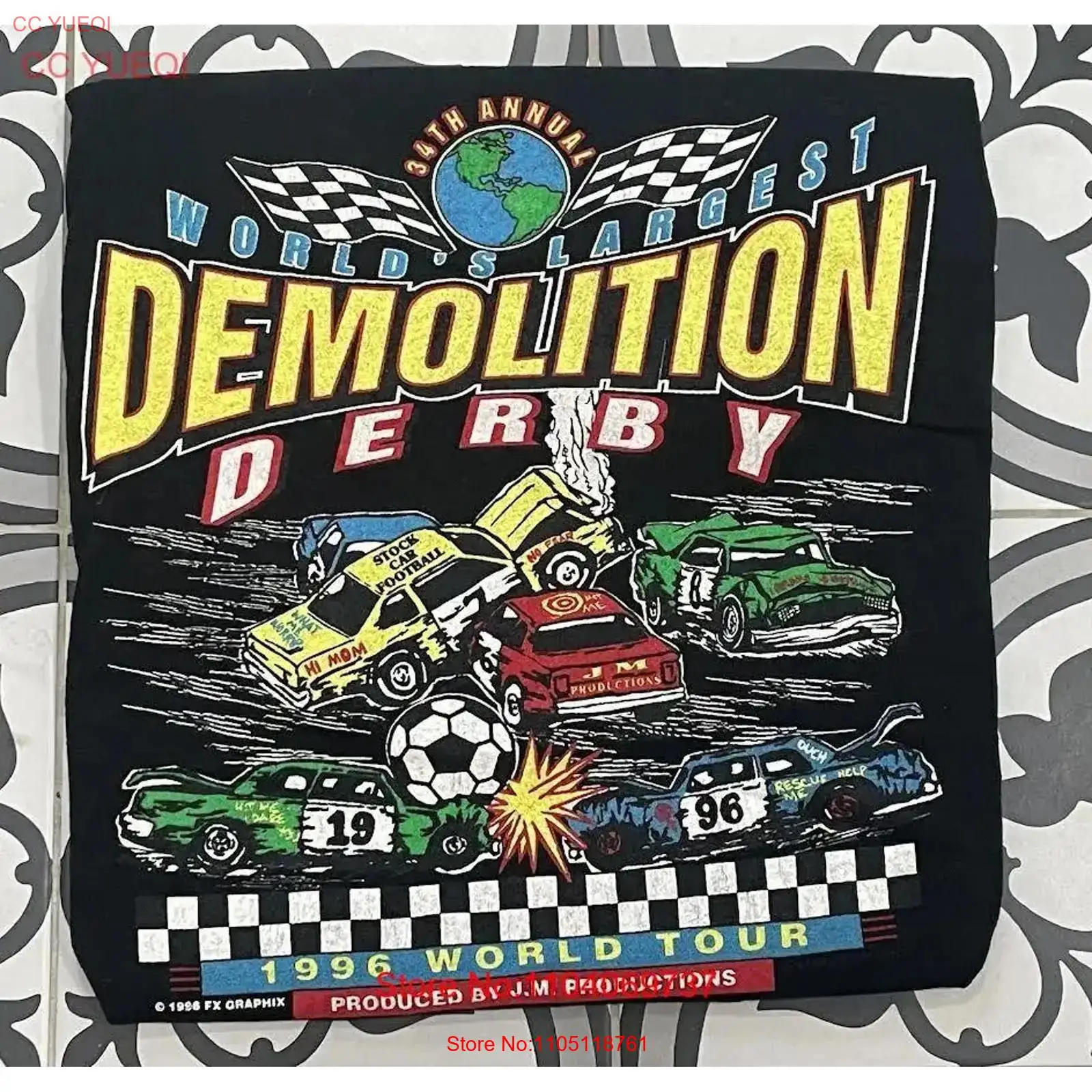 Mens Fashion World - Vintage Stock voiture démolition Derby 1996