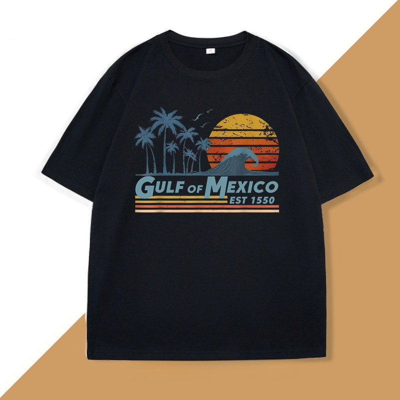 Mens Fashion Mexico - T-shirt Golfe du Mexique pour hommes