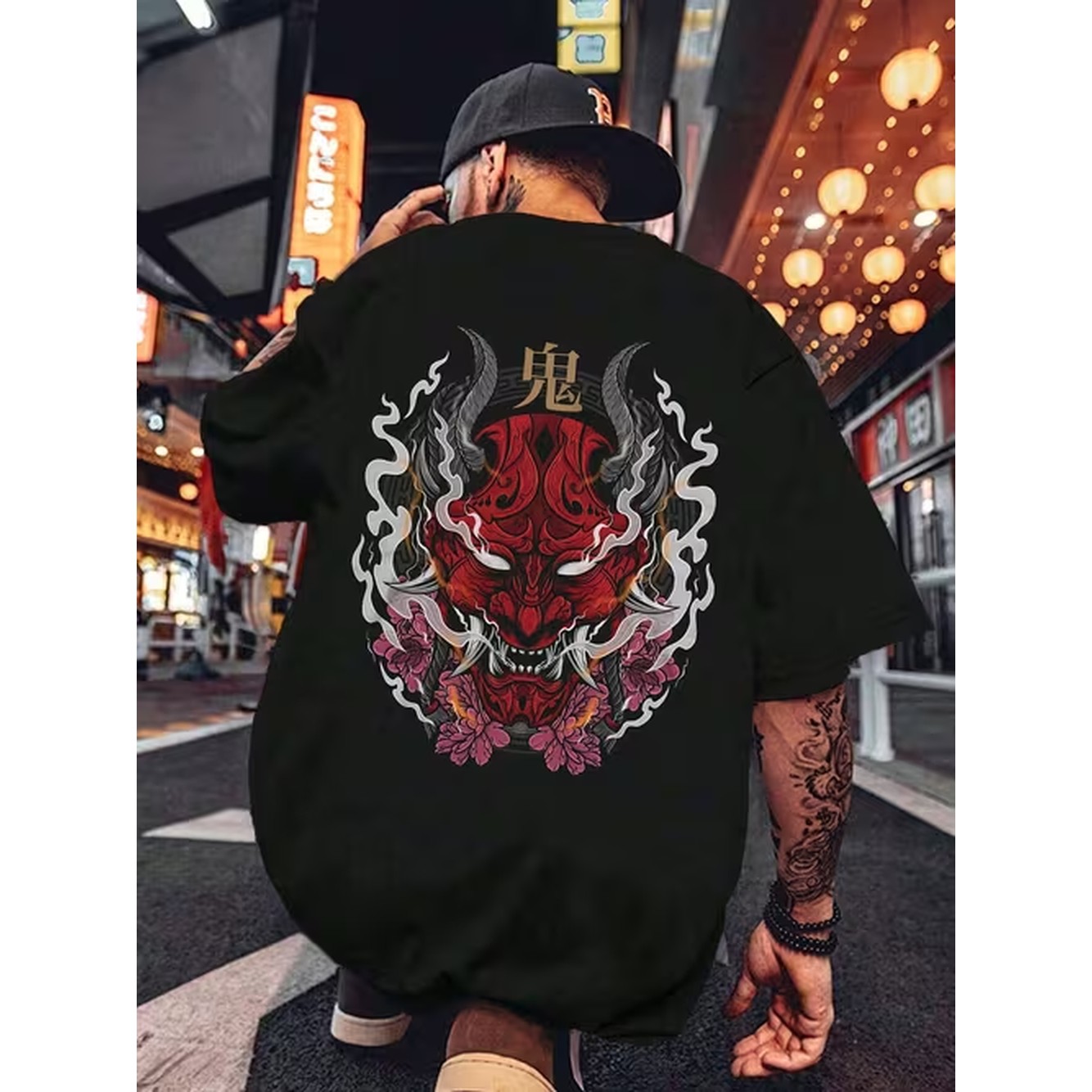 Mens Fashion Style Images - T-shirt décontracté pour homme à manches