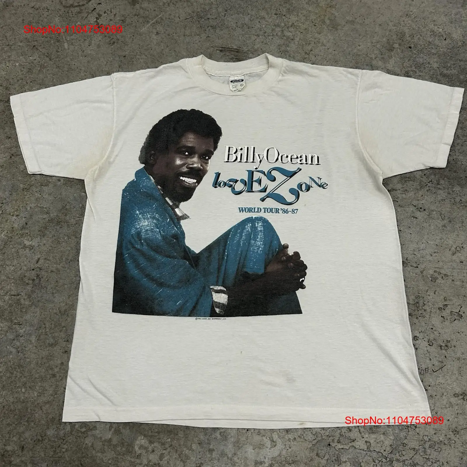 Mens Fashion World - Vintage années 80 Billy Ocean Band