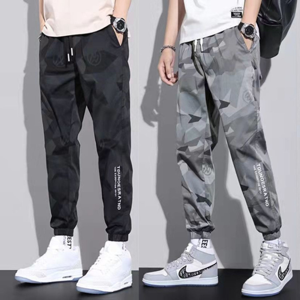 Mens Fashion Camo Pants - Pantalon de jogging camouflage pour homme,