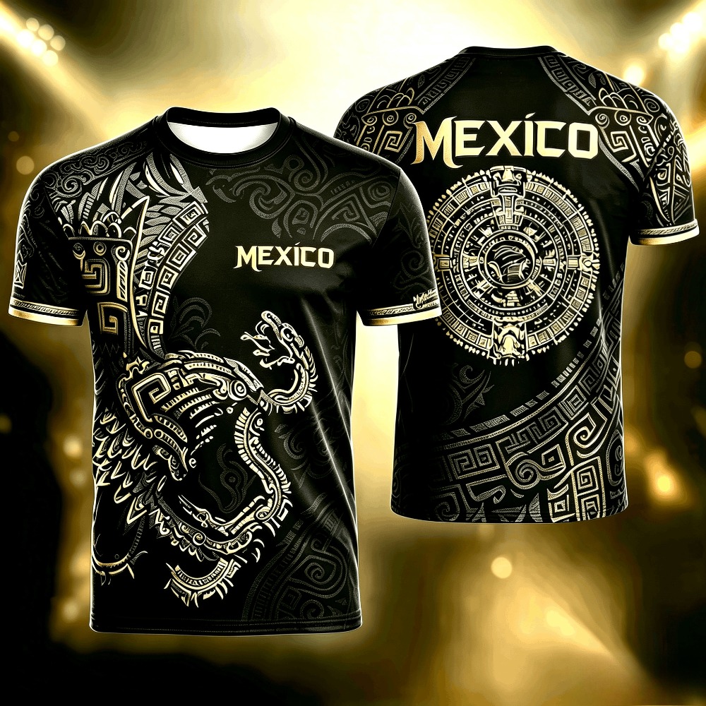 Mens Fashion Mexico - T-shirt d'été pour homme avec imprimé