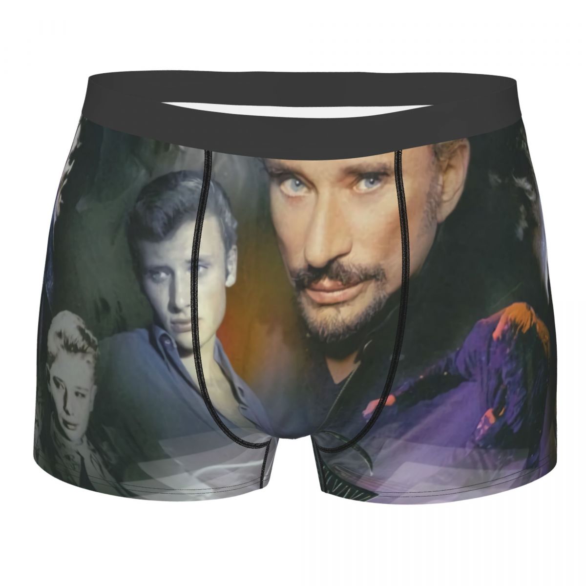 Men'S Fashion Underwear - Sous-vêtements pour hommes Johnny Hallyday, caleçons