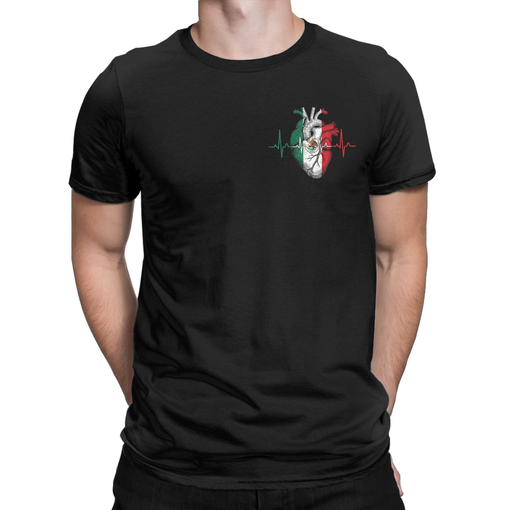 Mens Fashion Mexico - T-shirts pour hommes, drapeau du Mexique,