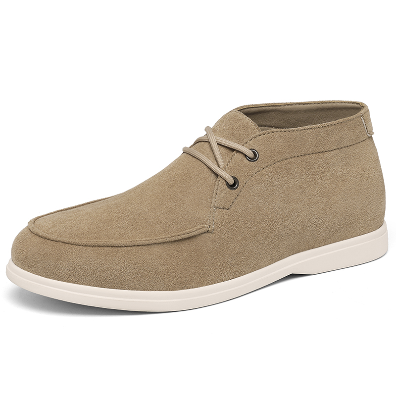 Fashion Men'S Boots - Bottines Chukka classiques en cuir suédé
