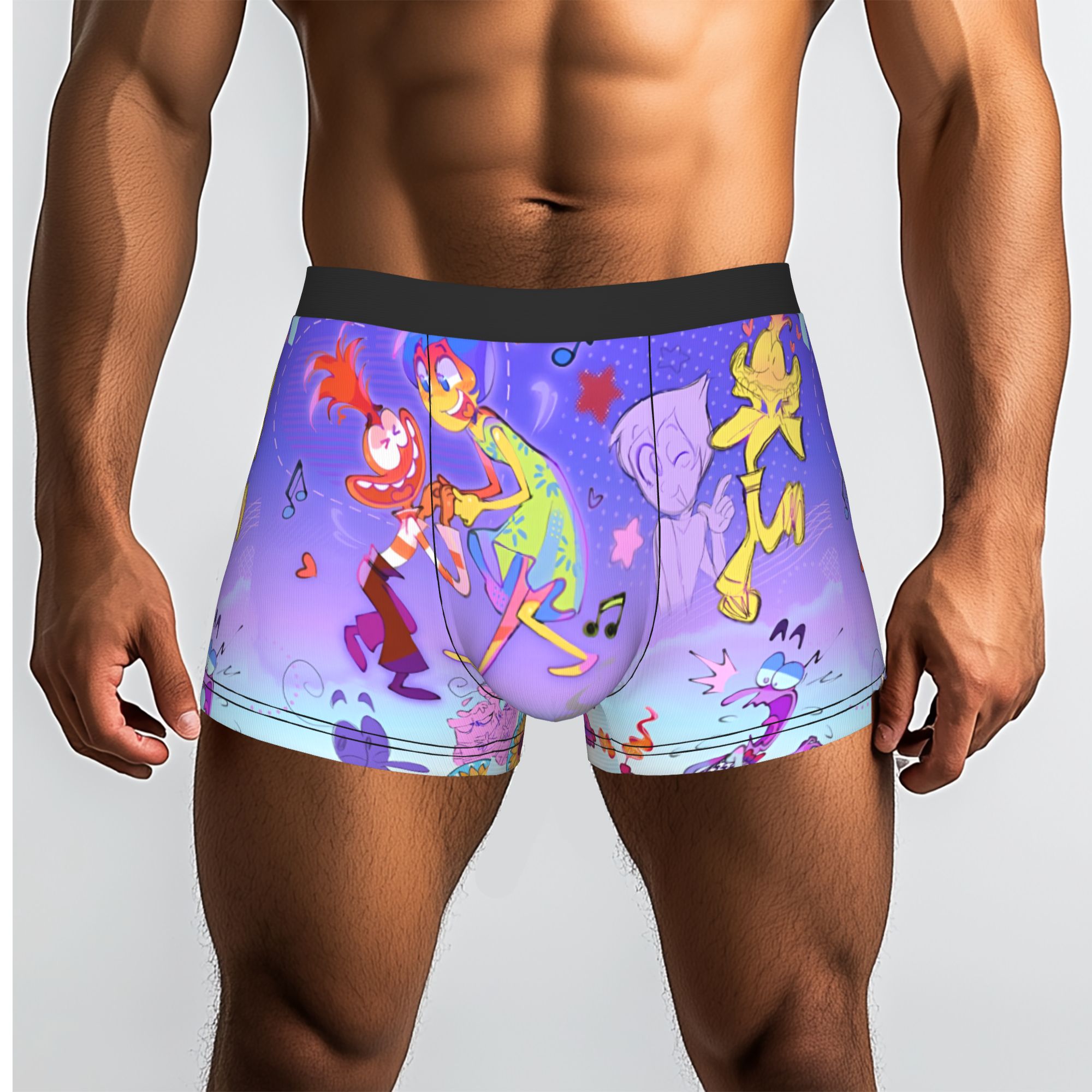 Men'S Fashion Underwear - Boxers personnalisés I-Insides Cartoon Out Boxers