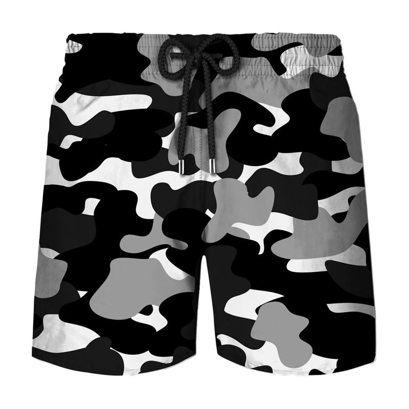 Mens Fashion Camo Pants - Short de planche de Camouflage classique