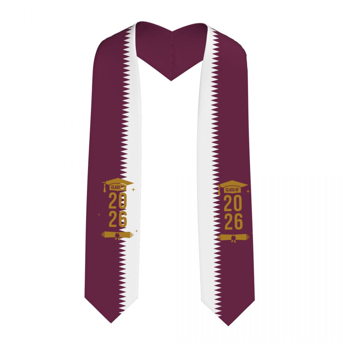 Men'S Fashion Qatar - Écharpe de graduation avec drapeau du