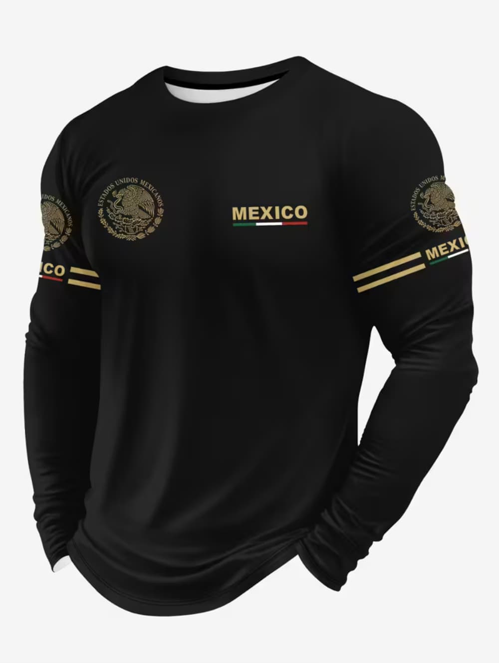 Mens Fashion Mexico - T-shirt imprimé aigle du Mexique pour