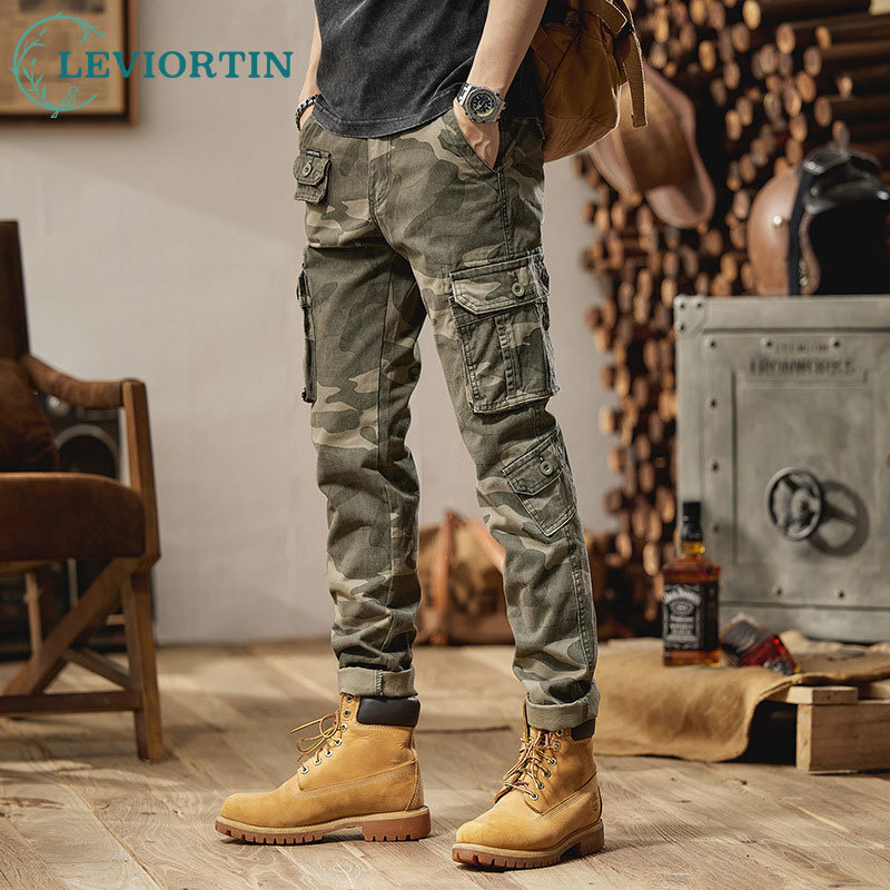 Mens Fashion Camo Pants - 2025 quatre saisons hommes mode à