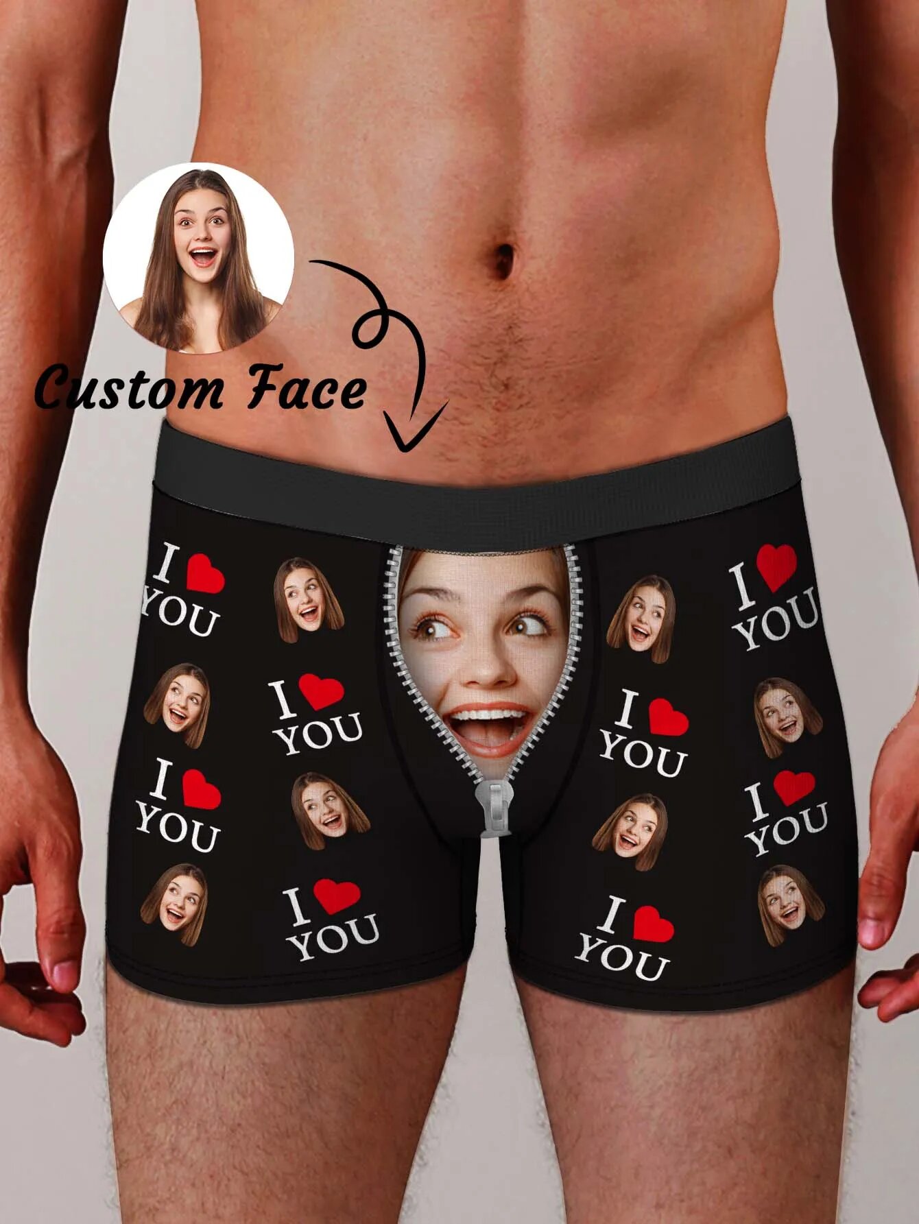 Men'S Fashion Underwear - Photo personnalisée hommes Boxer slips personnalisé