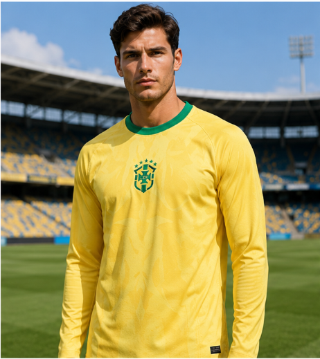 Men'S Fashion 2026 - Maillot de football à manches longues