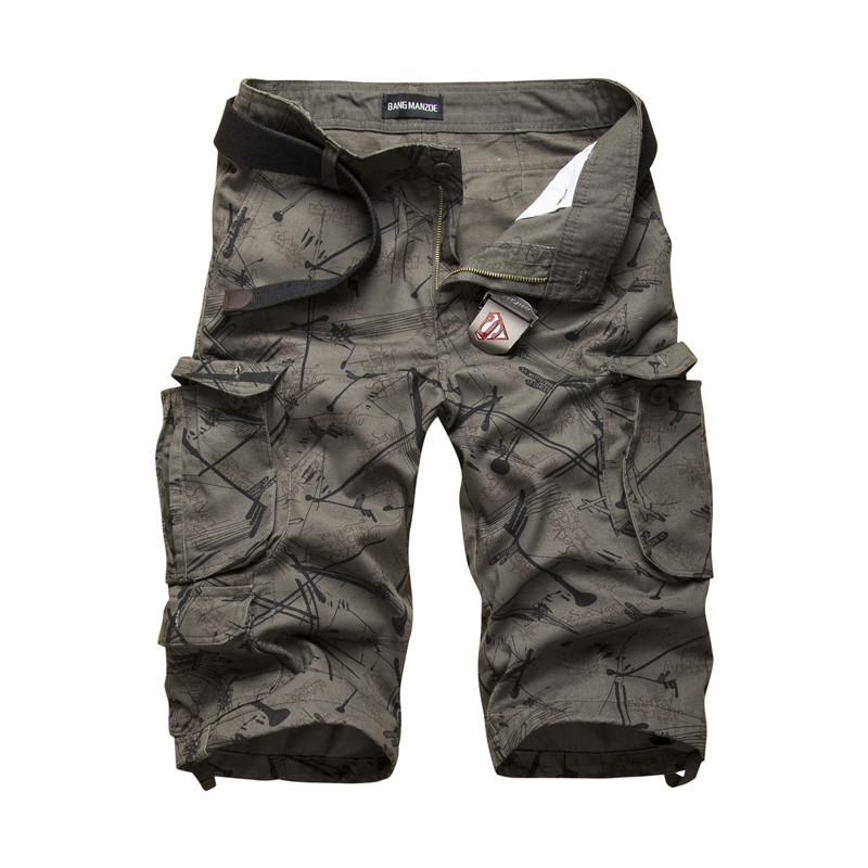 Shorts Cargo Homme en Coton Su - Mens Fashion Camo Pants avis et prix