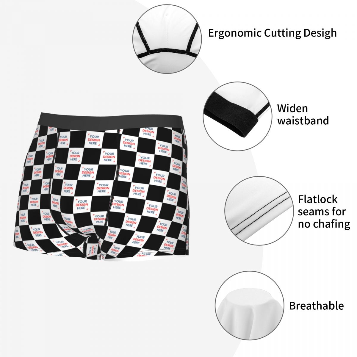 Boxers personnalisés à la mode - Men'S Fashion Underwear avis et prix