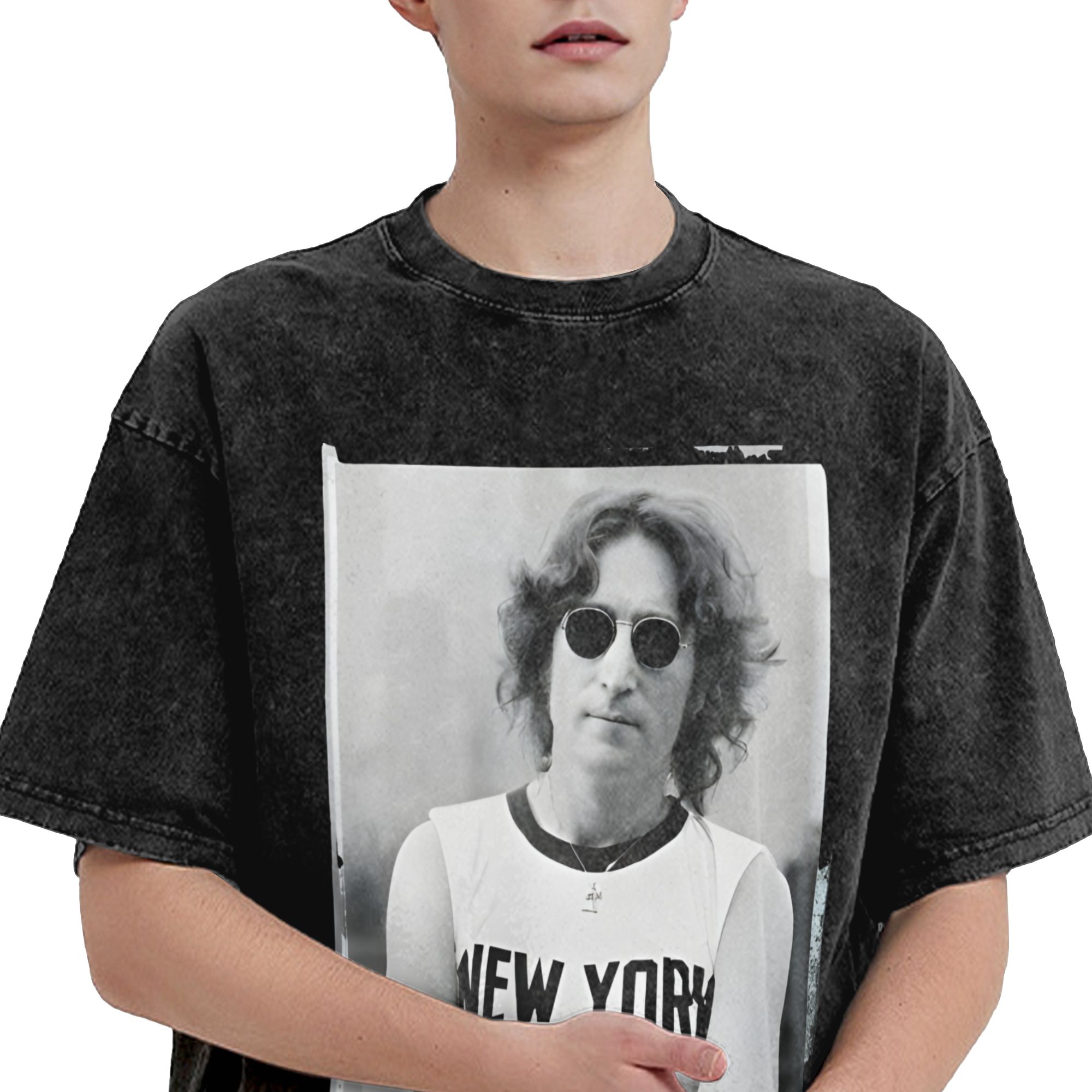 Chemise délavée Harajuku John  - York Men'S Fashion avis et prix