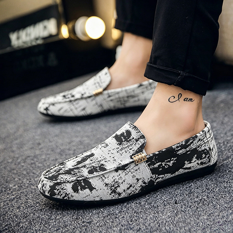 Mocassins plats en toile pour  - Mens Fashion Chinos avis et prix