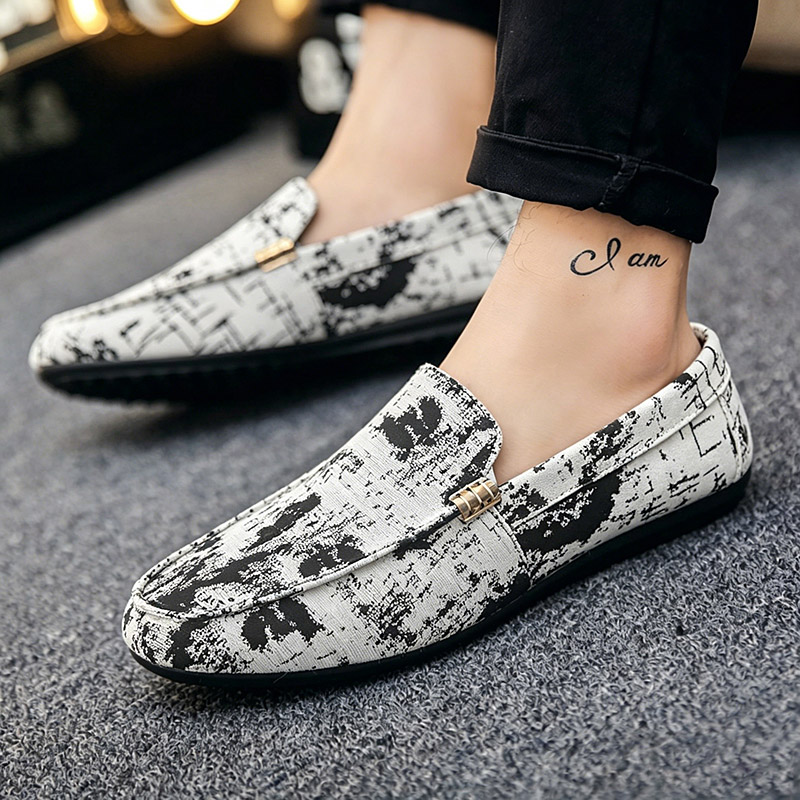 Mocassins plats en toile pour  - Mens Fashion Chinos avis et prix