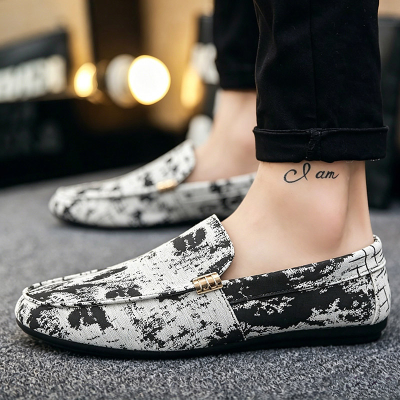 Mocassins plats en toile pour  - Mens Fashion Chinos avis et prix