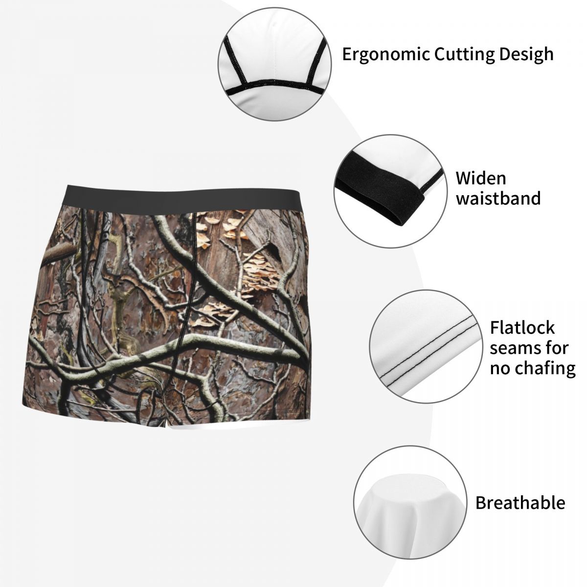 Sous-vêtements de camouflage d - Men'S Fashion Underwear avis et prix