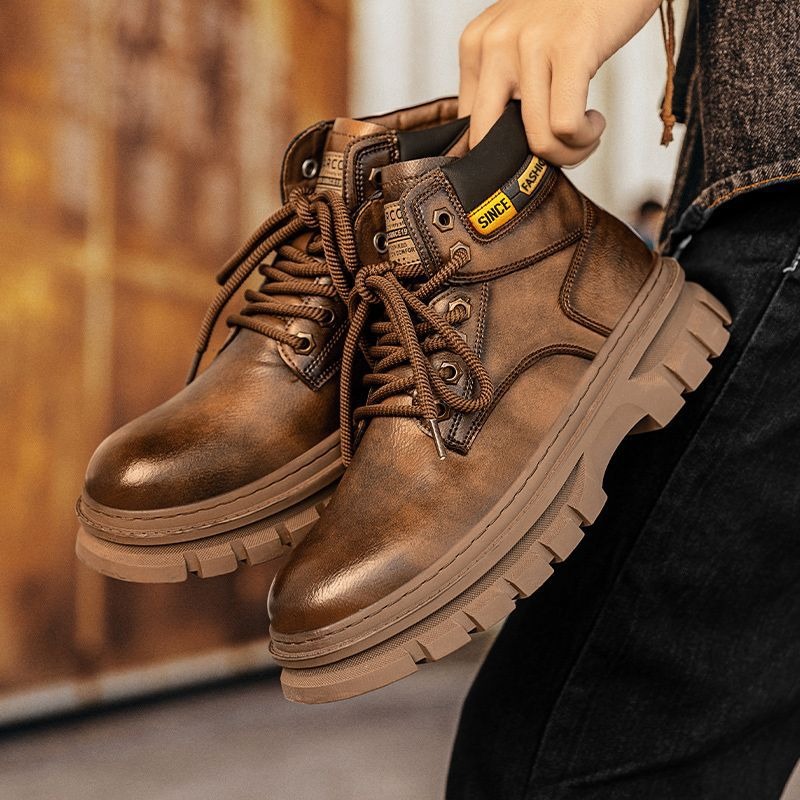 Vintage hommes plate-forme bot - Fashion Men'S Boots avis et prix