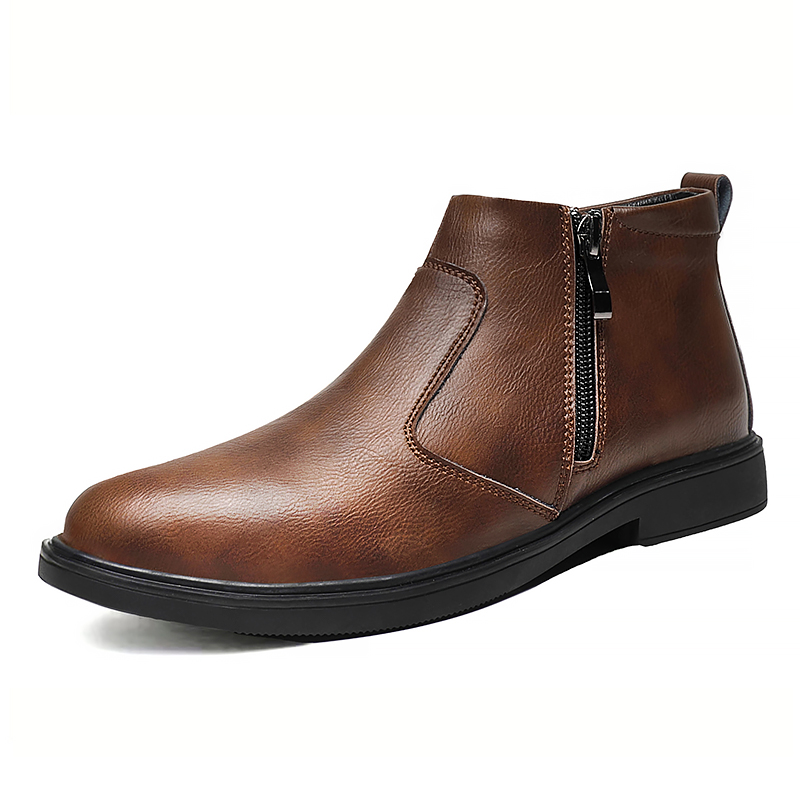 Nouvelles chaussures en cuir à - Fashion Men'S Boots avis et prix