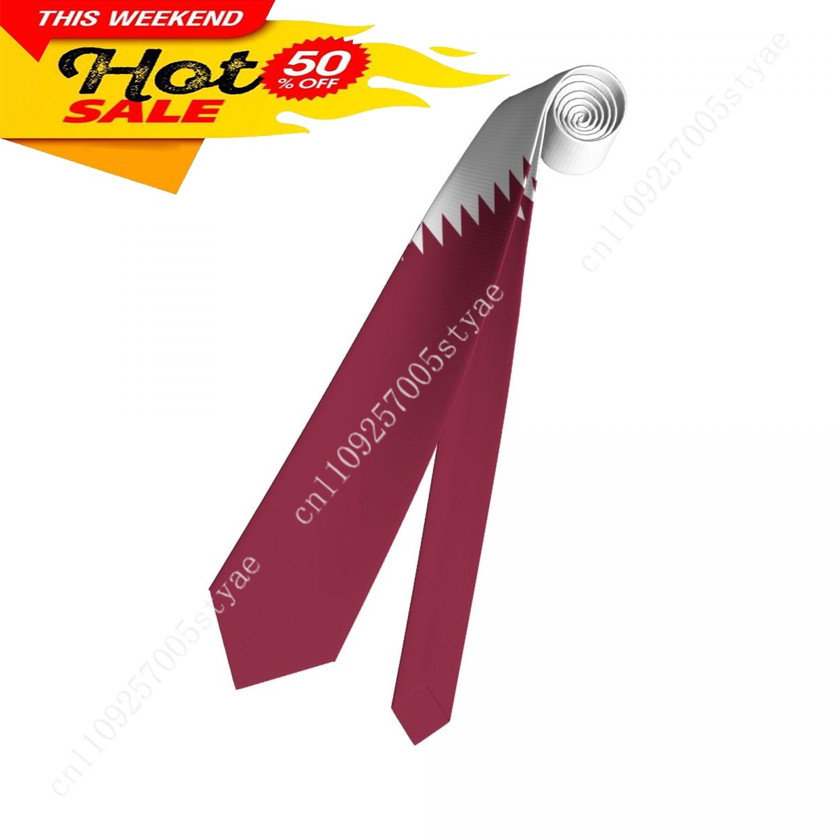Cravate à motif drapeau du Qat - Men'S Fashion Qatar avis et prix