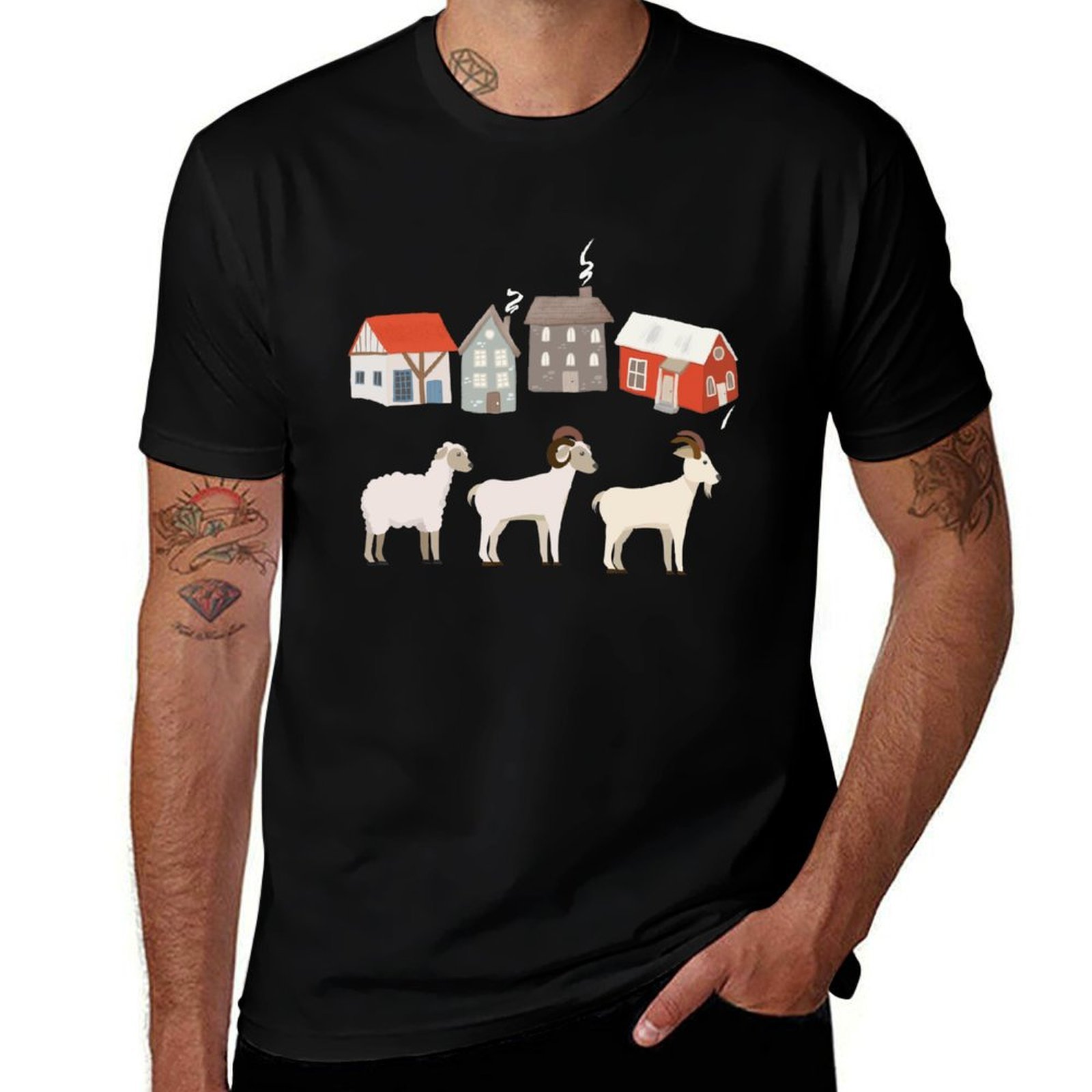 T-shirt à manches courtes déco - Men'S Fashion Over The Years avis et prix