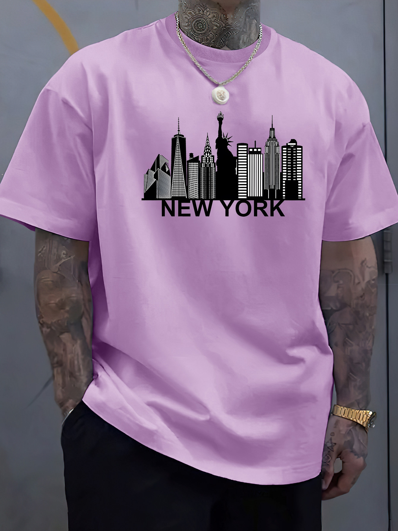 T-shirt à manches courtes et c - York Men'S Fashion avis et prix