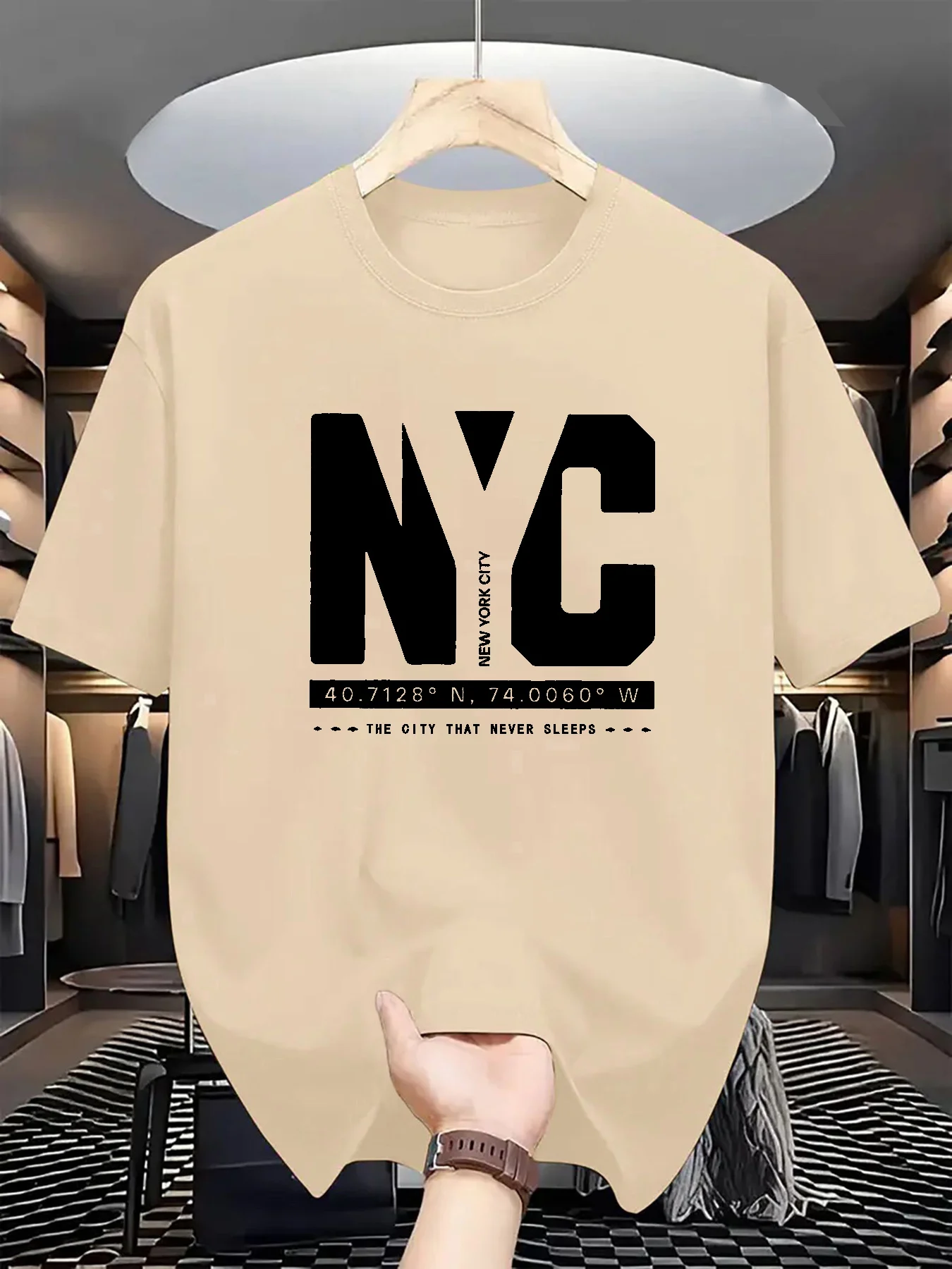 T-shirt à manches courtes pour - York Men'S Fashion avis et prix