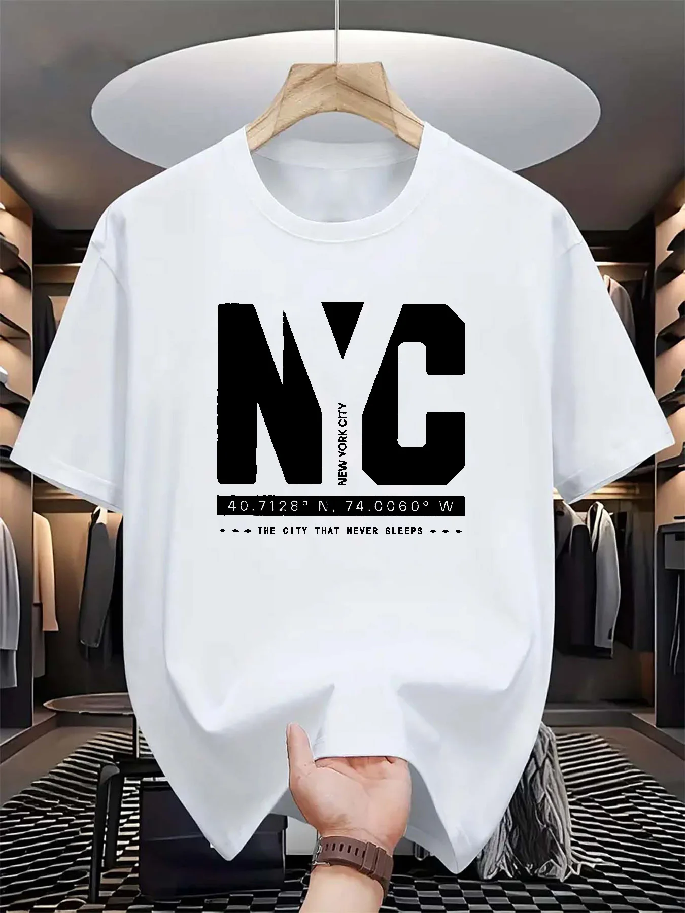 T-shirt à manches courtes pour - York Men'S Fashion avis et prix