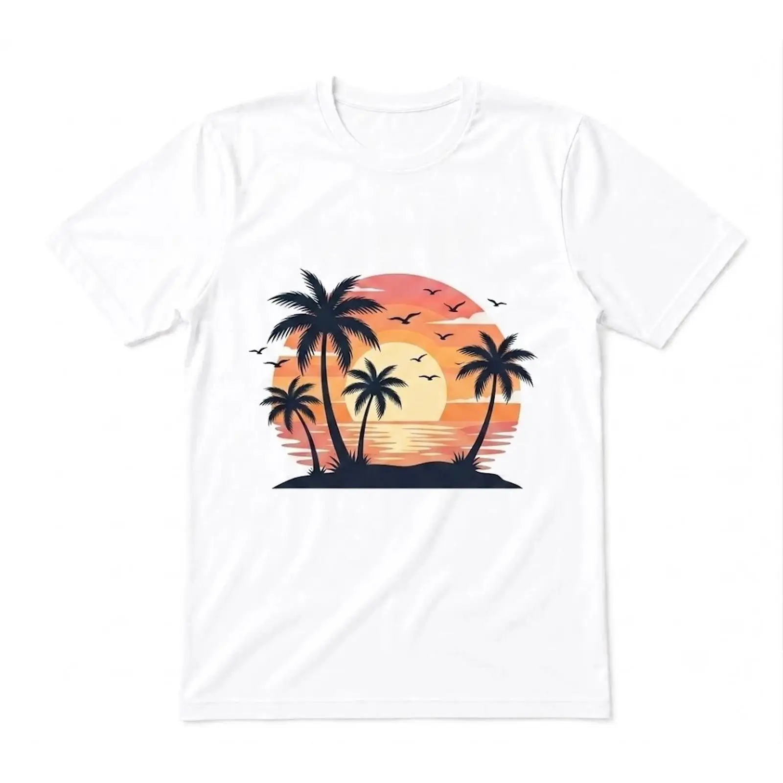T-shirt Coucher de soleil sur  - Mens Fashion Style Images avis et prix