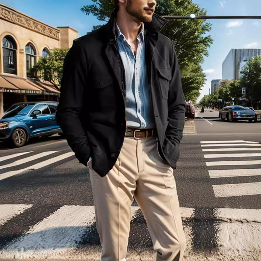Veste en Mélange de Laine pour - Mens Fashion Style Images avis et prix