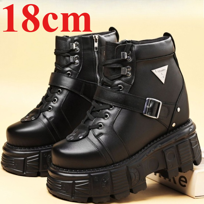 Bottes de moto en cuir véritab - Fashion Men'S Boots avis et prix