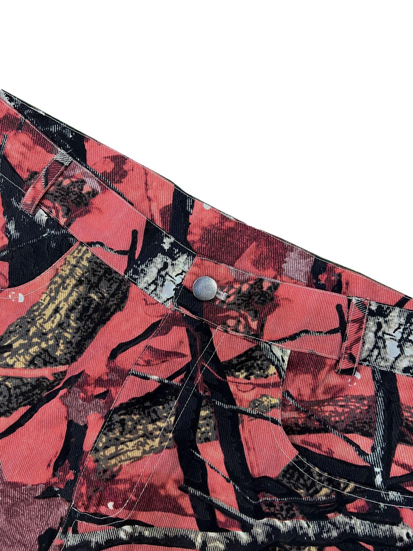 Jean de travail ample à jambe  - Mens Fashion Camo Pants avis et prix