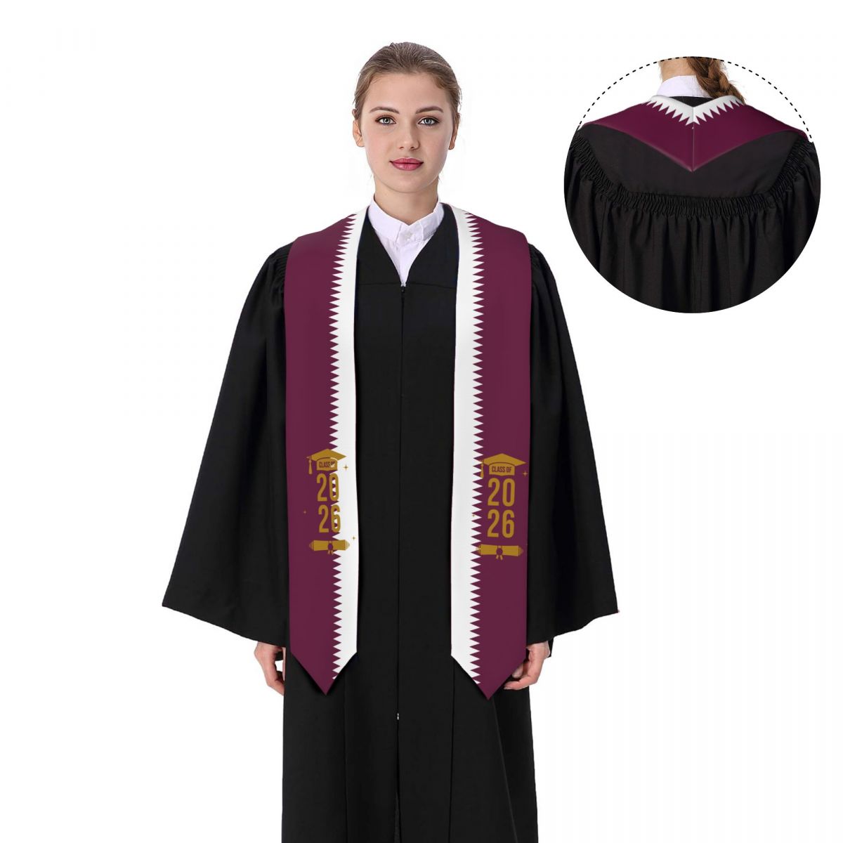 Écharpe de graduation avec dra - Men'S Fashion Qatar avis et prix