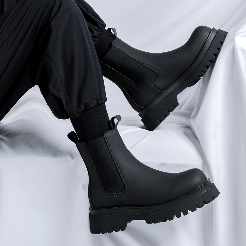 Bottes Chelsea montantes noire - Fashion Men'S Boots avis et prix