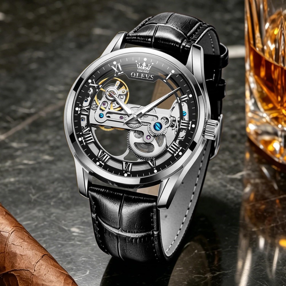 Montre squelette automatique p - Mens Fashion Style Images avis et prix