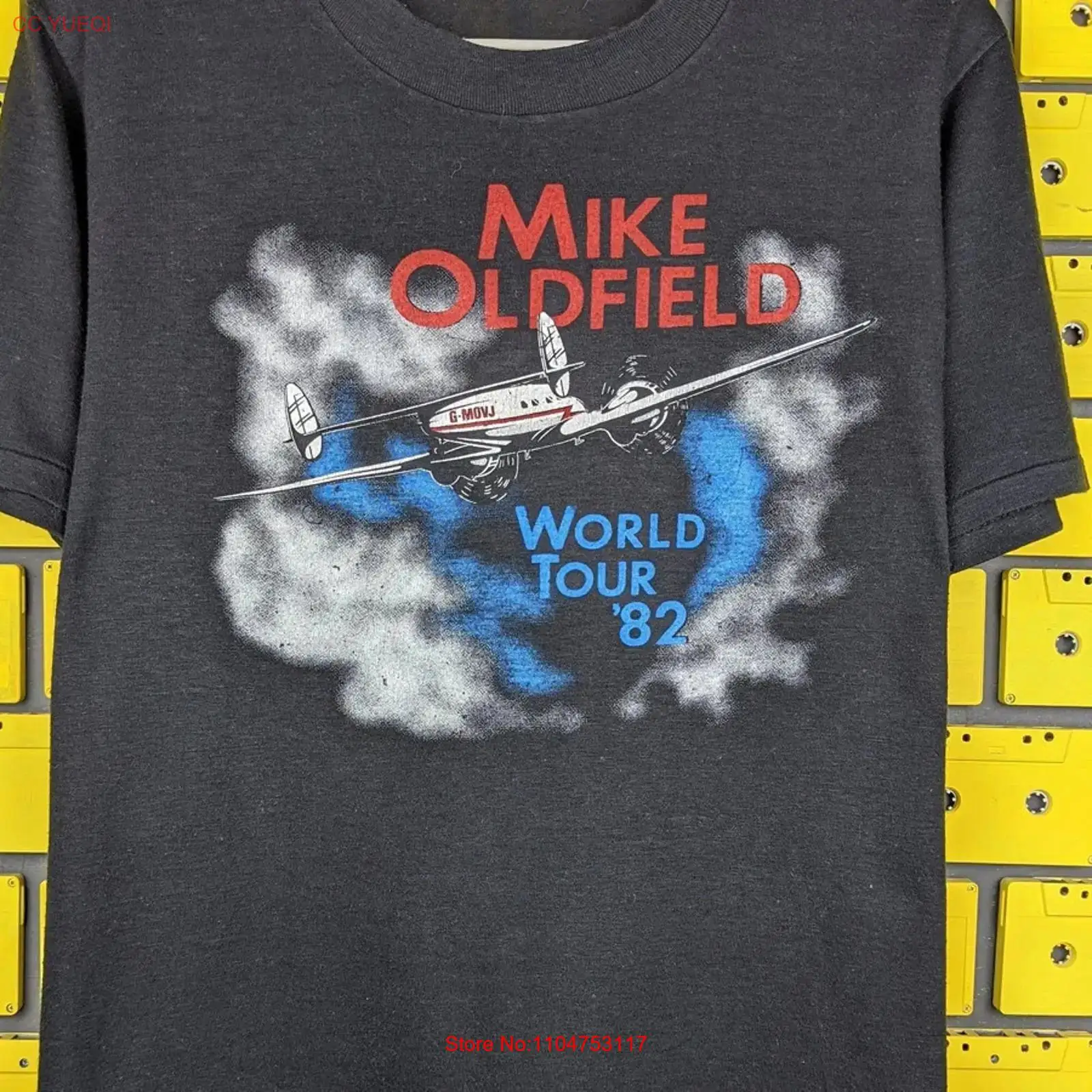 T-shirt noir Mike Oldfield WOR - Mens Fashion World avis et prix