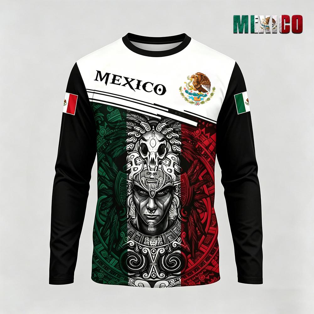 T-shirt à manches longues impr - Mens Fashion Mexico avis et prix