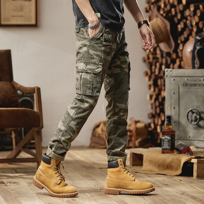 2025 quatre saisons hommes mod - Mens Fashion Camo Pants avis et prix